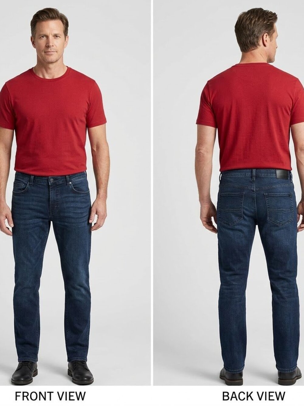 Kenneth Cole Men's Dark Blue Relaxed Jeans Sz 42x30. 0670